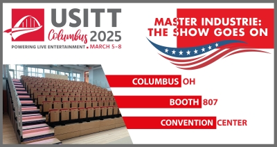 MASTER INDUSTRIE REVIENT AU USITT 2025 !